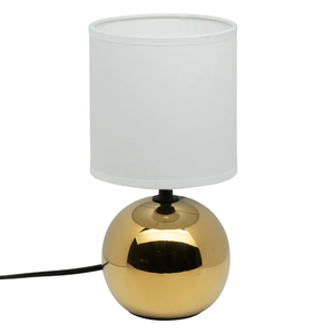 Ceramic Table Lamp - Gold 