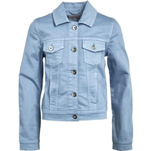 Board Angels Girls Denim Jacket Sky Blue