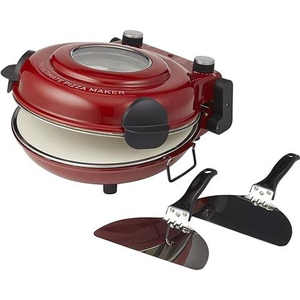 MasterPro - The Ultimate Pizza Oven w/Window & Paddles Red