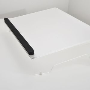 Posturite Clear Document Slope (v2) with Wrist Rest