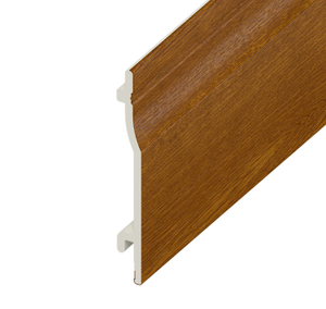 Eurocell uPVC Shiplap Cladding Board - Golden Oak, 5m x 150mm