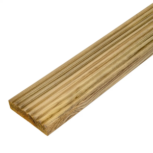 32x125mm Decking Board Reversible Smooth & Grooved Softwood (27x118mm Finished)