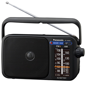 Panasonic Portable Radio AM/FM  - Black