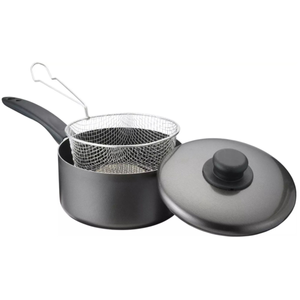 Mtk Housewares Chip Pan With Basket Non Stick 20cm