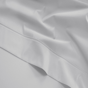 300 Thread Count Brookshire Percale Flat Sheet - Silver Dove Grey