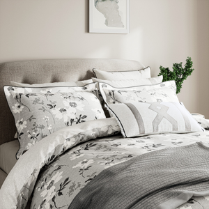 Sefa Duvet Cover SET, White/Silver
