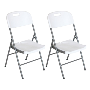 Pack 2 Sillas Plegables con Asa 47x58x87cm Thinia Home