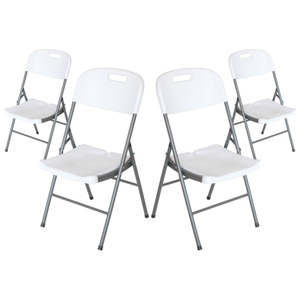 Pack 4 Sillas Plegables con Asa 47x58x87cm Thinia Home