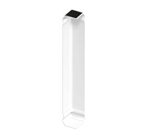 Eurocell uPVC External Fascia Corner Trim - Black Ash, 350mm (Ogee)
