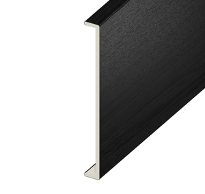Black Ash Woodgrain Double Fascia Capping Board - Length 5m x Width 450mm