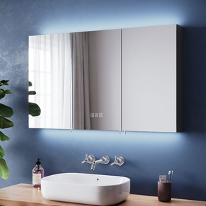 ELEGANT Bathroom Mirror Cabinet with Shaver Socket 1000 x 600mm