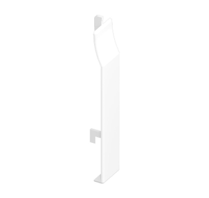 Eurocell uPVC Shiplap Cladding Butt Joint - White, 5m x 125mm