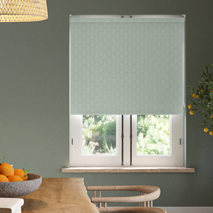 Beech Leaf (Blackout), Light Mint - Twist&Fit Roller Blind