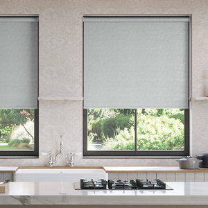 Splash (Blackout), Grey - Twist&Fit Roller Blind