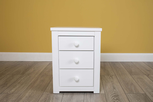 Chester Bright White 2+1 Bedside Table