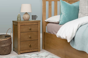 Chester Medium Oak 2+1 Bedside Table