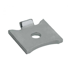 Shelf Stud for Raised Bookcase Strip Bright Zinc