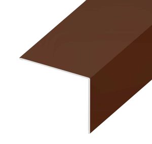 Eurocell uPVC Rigid Angle Trim - Rosewood, 5m x 25mm x 25mm