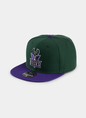Mitchell & Ness NBA Milwaukee Bucks TM 2 Tone 2.0 Fitted Cap
