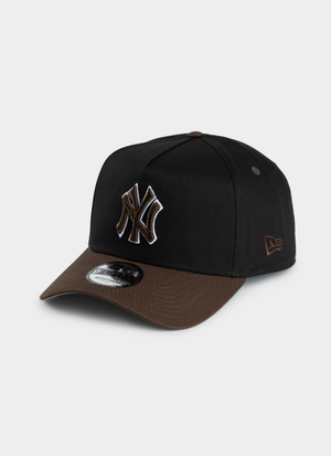 New Era MLB 940 A-Frame New York Yankees Grizzly Black Walnut Snapback Cap