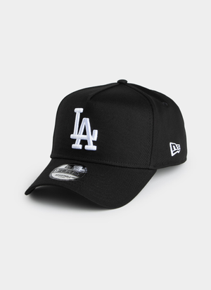 New Era MLB 9Forty A-Frame Los Angeles Dodgers Black OTC Snapback Cap
