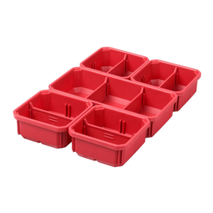 Milwaukee 4932478301 5 Piece PACKOUT Organiser / Compact Organiser Bins