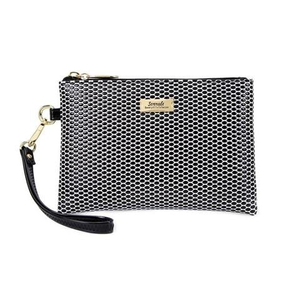Serenade Leather - Cosmo Clutch Black/White