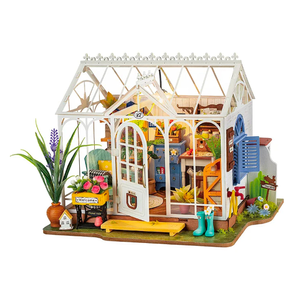 ROBOTIME Rolife Dreamy Garden House Greenhouse DIY Miniature Dollhouse Kit DG163