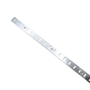 Bookcase Strip Flat 1200 x 19 mm Bright Zinc