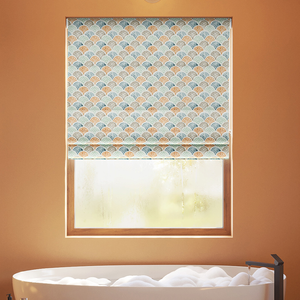 Foxley Faux Silk, Nautilus - Roman Blind