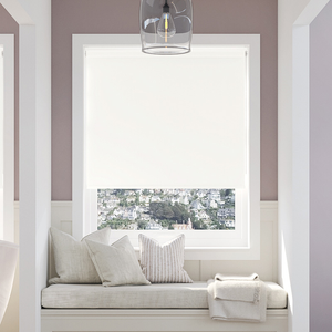 Orion (Blackout), Pure White - Twist&Fit Roller Blind