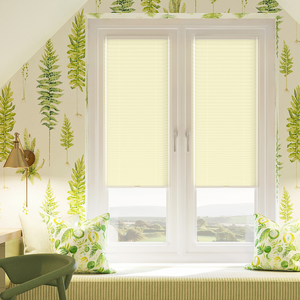 Solaris, Buttercup - Stick Fit Pleated Blind