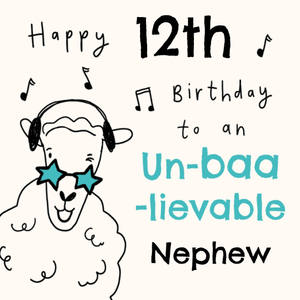 Moonpig Un Baa Lievable Birthday Card
