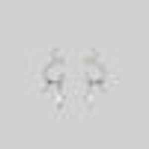 ASTRA. Abstract Waves & Stars Earrings - Silver