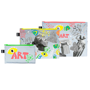 Lot de 3 pochettes réfléchissantes Art - Loqi