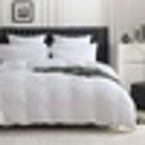 Jersey Quilt Cover Set White