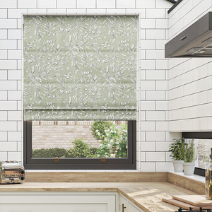 Aviary Velvet, Spruce - Roman Blind
