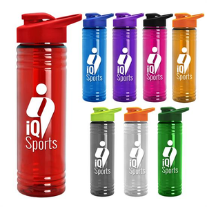 24  oz. Slim Fit Water Bottles with Drink-Thru  Lid