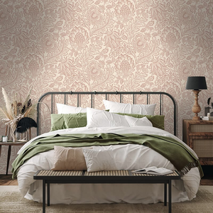 Belgravia Decor Fernhurst Floral Trail Pink Wallpaper - 1113