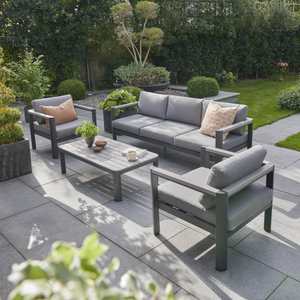 Kettler Gio 5 Seat Garden Lounge Set including Coffee Table