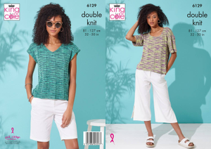 Tops in King Cole Linendale Reflections DK (6129)
