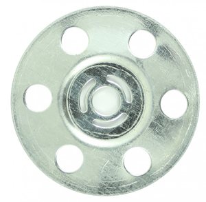 TIMCO Metal Insulation Disc Zinc 35mm 100pk