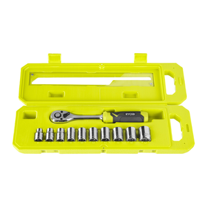 3/8" Drive Ratchet and Sockets Set (11 Pieces)