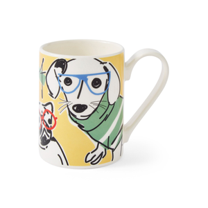 Bright Yellow Dogs Mug