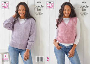 Tank Top in King Cole Simply Denim DK (6156)