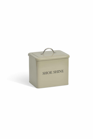 Original Shoe Shine Box - Steel, Clay