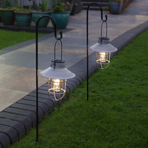 Fisherman Hanging Lantern Solar Stake Light Filament Effect
