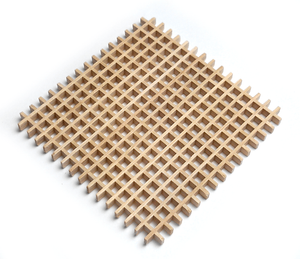 Mantua Models Gratings Beech - 2.5mm Holes: 52x52mm