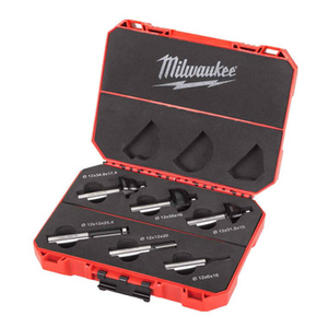 Milwaukee 4932493578 12mm Shank Router Bit Set (6 Pieces)