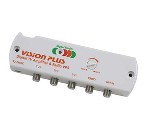 Vision Plus VP5 Digital TV Radio Amplifier with Signal Finder
